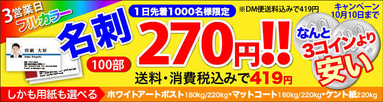 270円名刺