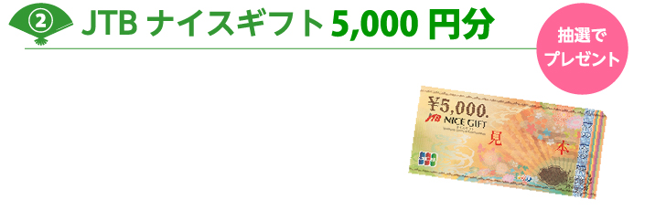 JTB ナイスギフト5,000 円分